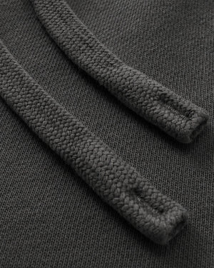 Essential Relaxed Short in Dark Gray, fabric and construction detail