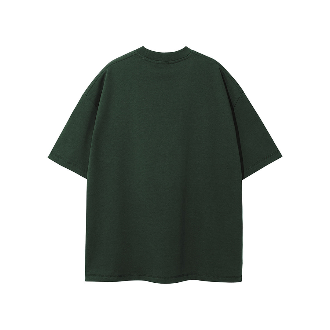Oversized Piquet T-shirt - Green