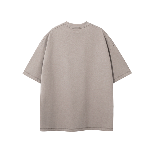 Oversized Piquet T-shirt - Brown