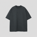 Oversized Piquet T-shirt - Dark Gray