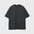 Oversized Piquet T-shirt - Black
