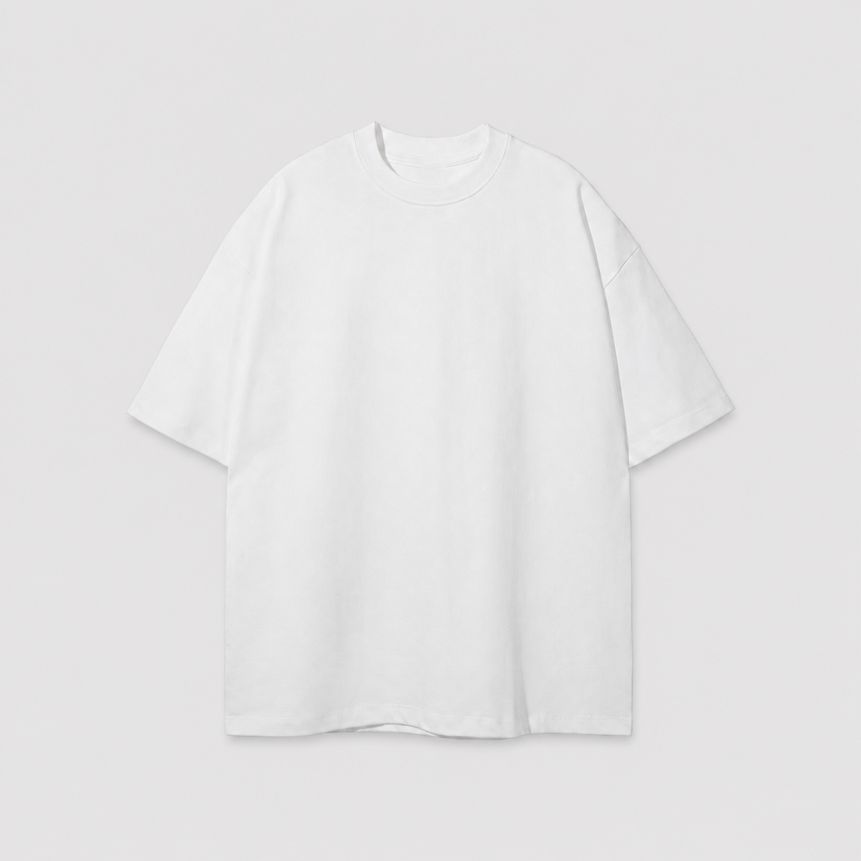 Oversized Piquet T-shirt - Gray Blue