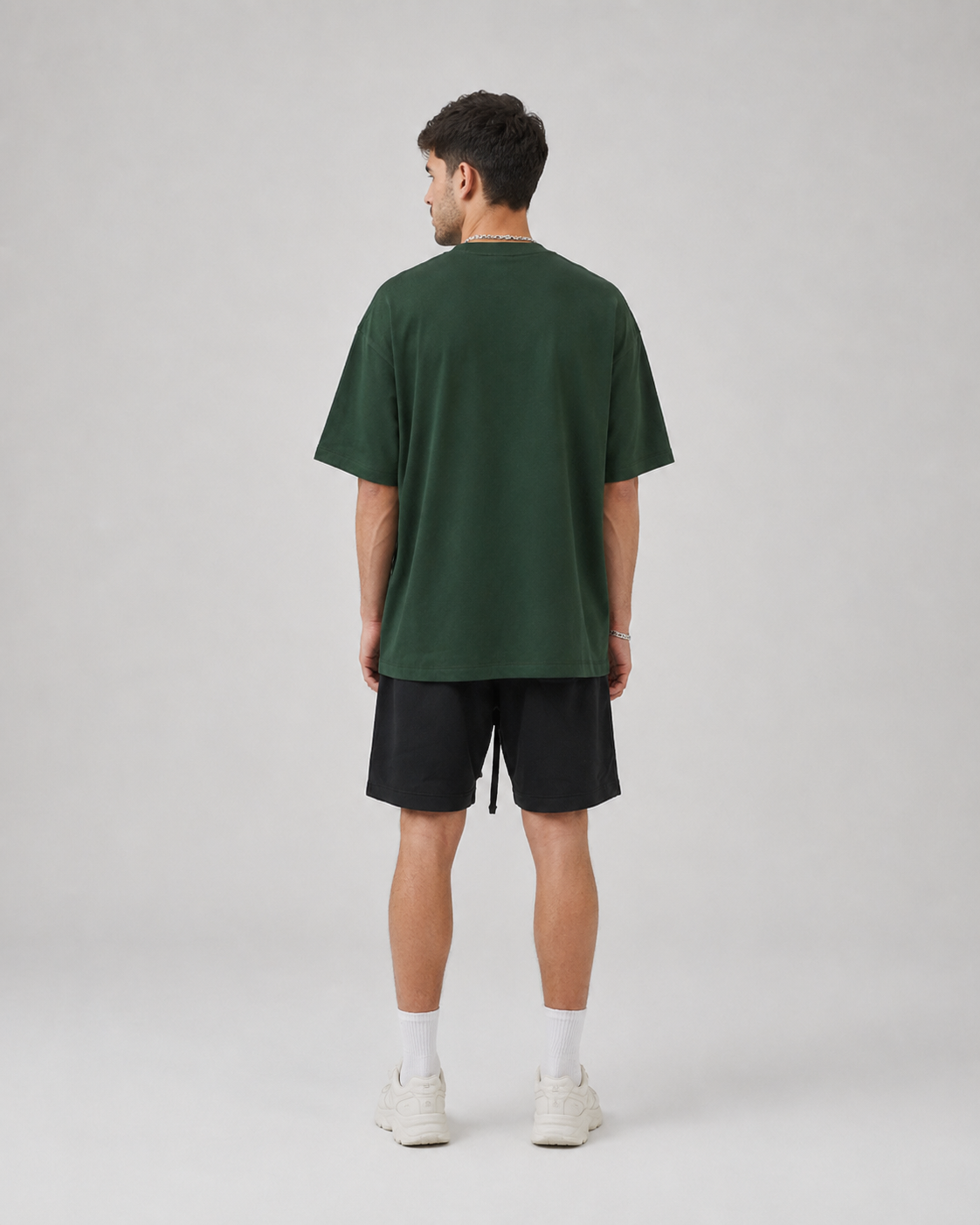 Oversized Piquet T-shirt - Green