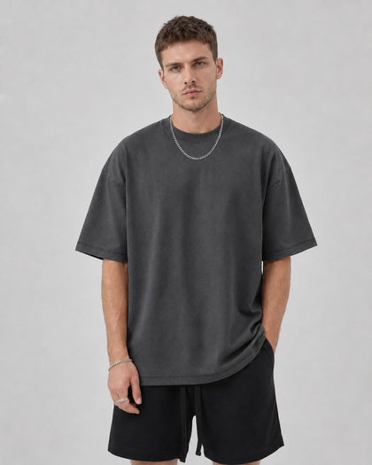 Essential Oversized T-Shirt - Dark Gray