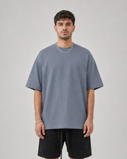 Essential Oversized T-Shirt - Gray Blue