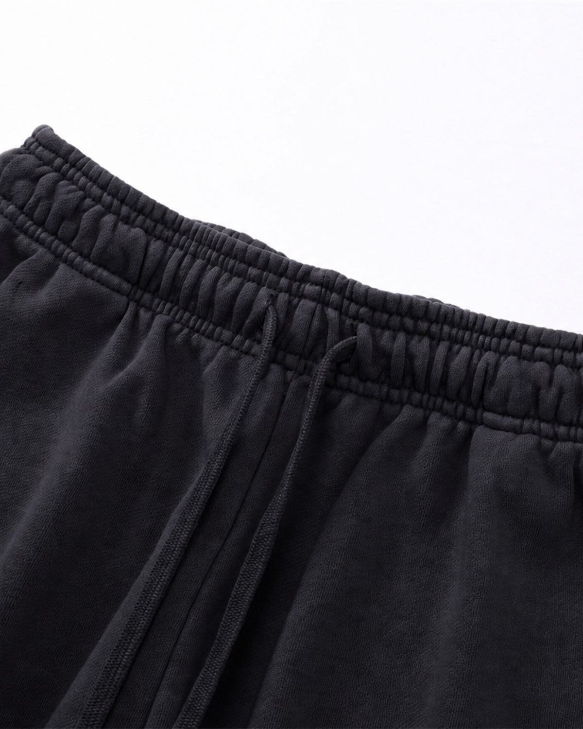 Elastic waist and drawcord
