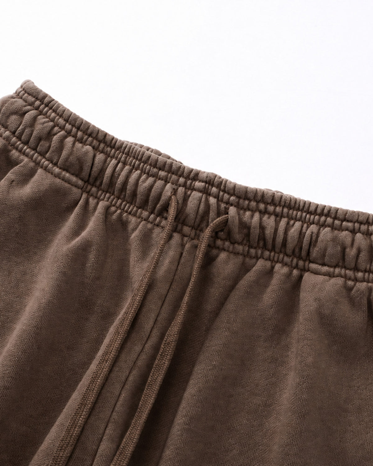Elastic waist and drawcord