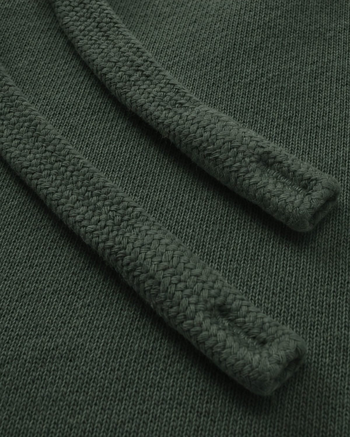 Essential Relaxed Short in Green, fabric and construction detail