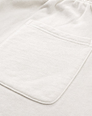 Essential Relaxed Short in Off-White, fabric and construction detail