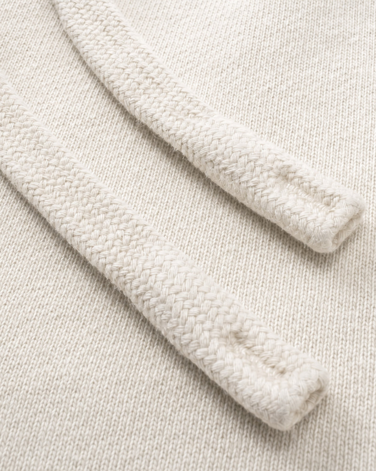 Essential Relaxed Short in Off-White, fabric and construction detail
