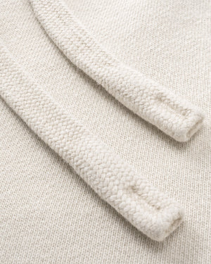 Essential Relaxed Short in Off-White, fabric and construction detail