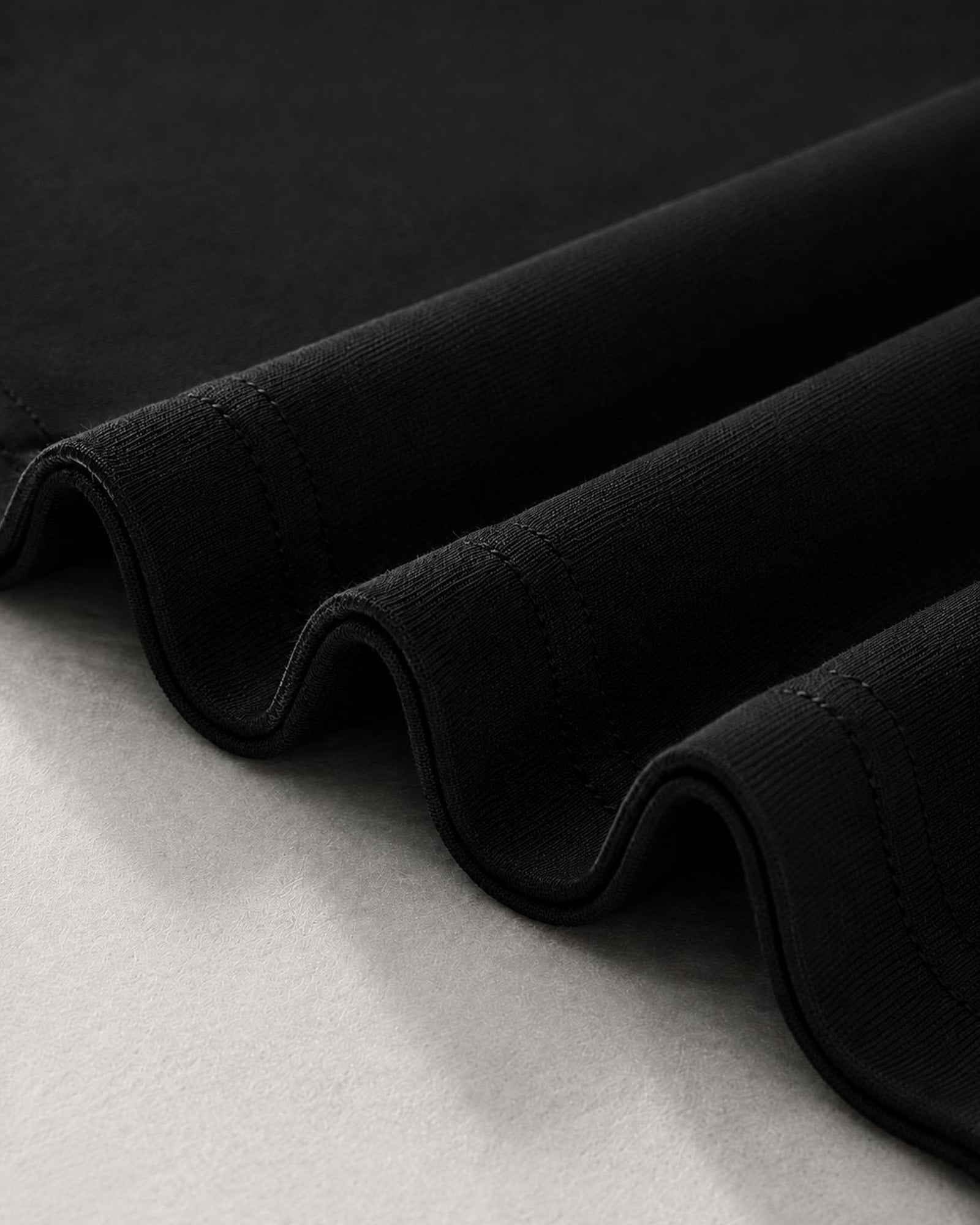 Logo Oversized T-Shirt in Black, fabric and construction detail