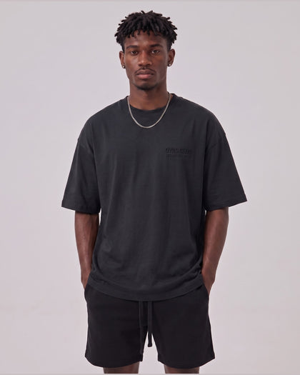 Logo Oversized T-Shirt - Black