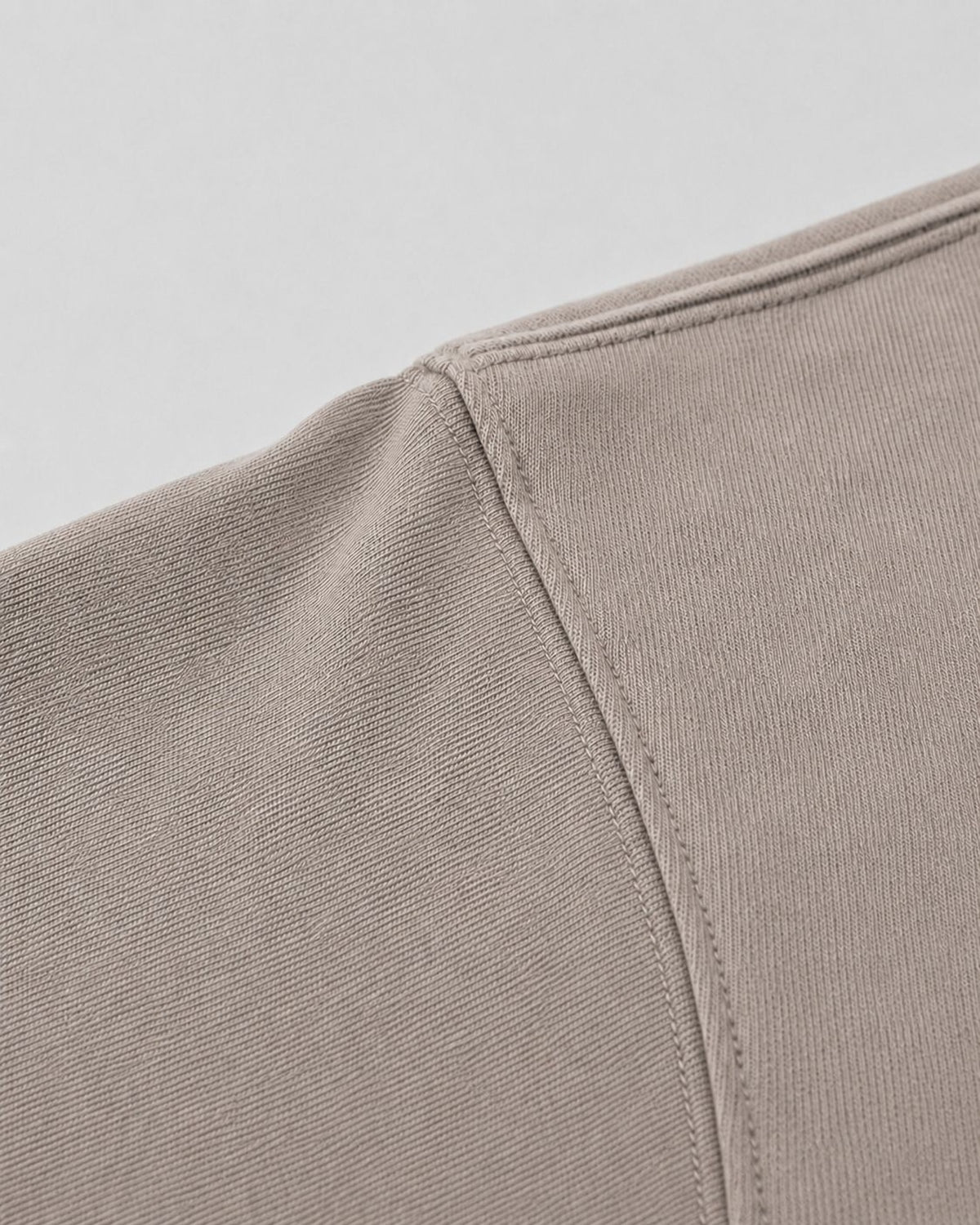 Logo Oversized T-Shirt in Brown, fabric and construction detail