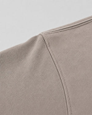 Logo Oversized T-Shirt in Brown, fabric and construction detail