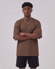 Logo Oversized T-Shirt - Coffee