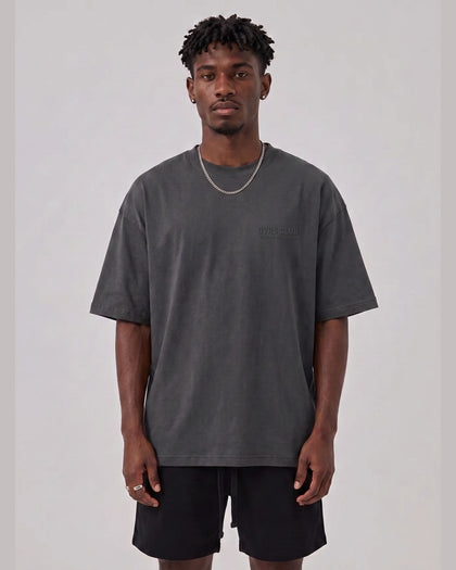 Logo Oversized T-Shirt - Dark Gray