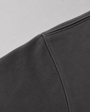 Logo Oversized T-Shirt in Dark Gray, fabric and construction detail