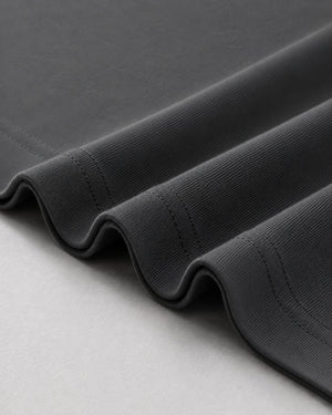 Logo Oversized T-Shirt in Dark Gray, fabric and construction detail