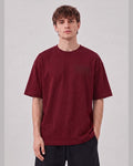 Logo Oversized T-Shirt - Dark Red