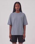 Logo Oversized T-Shirt - Gray Blue