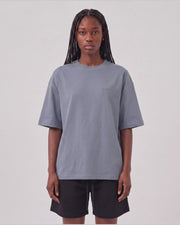 Logo Oversized T-Shirt - Gray Blue