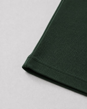 Logo Oversized T-Shirt in Green, fabric and construction detail
