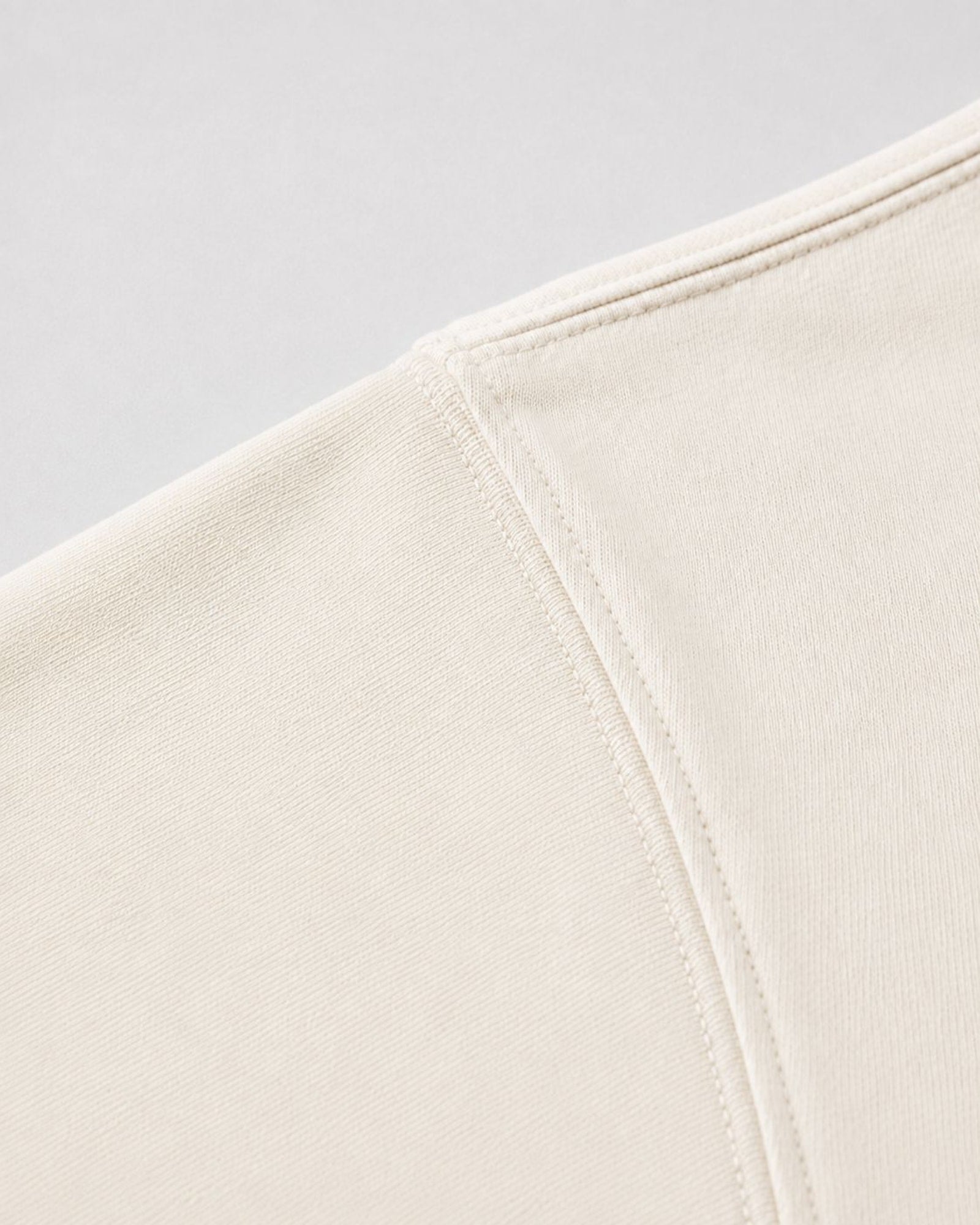 Logo Oversized T-Shirt in Off-White, fabric and construction detail
