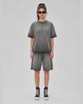 Washed Oversized Set - Ash Gray