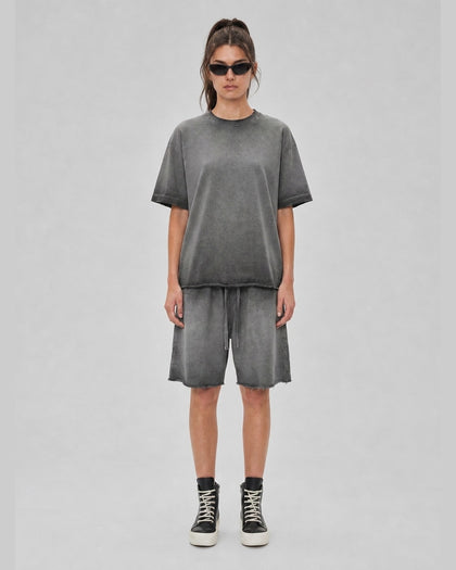Washed Oversized Set - Ash Gray