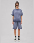 Washed Oversized Set - Slate Blue